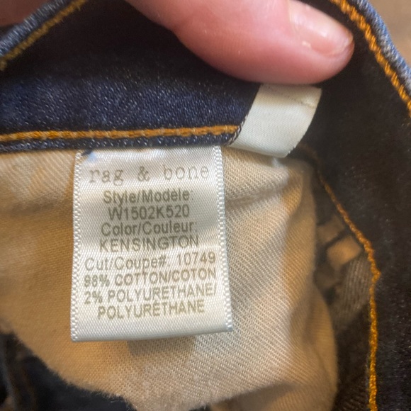 Rag Ana Bone Skinny Kensington Jean - Picture 2 of 7